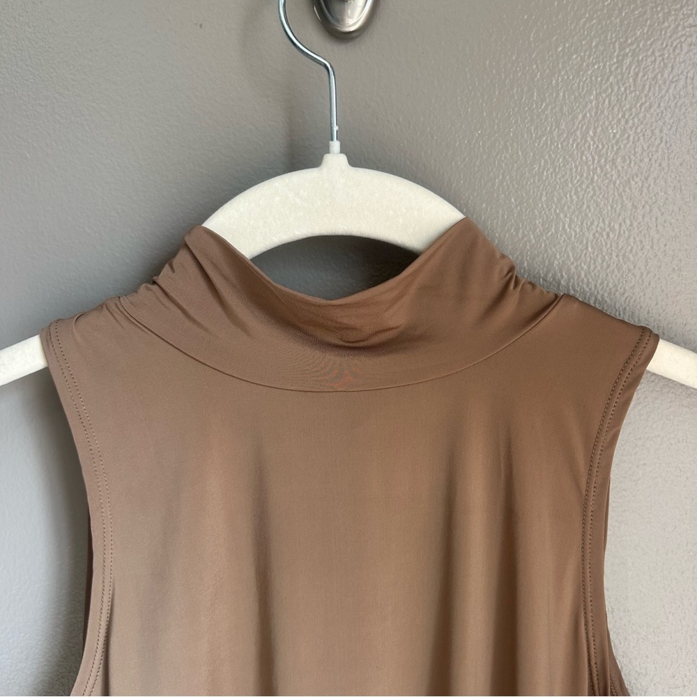 Bronze Mock Neck Bodysuit - Mono B - Picture 7 of 9